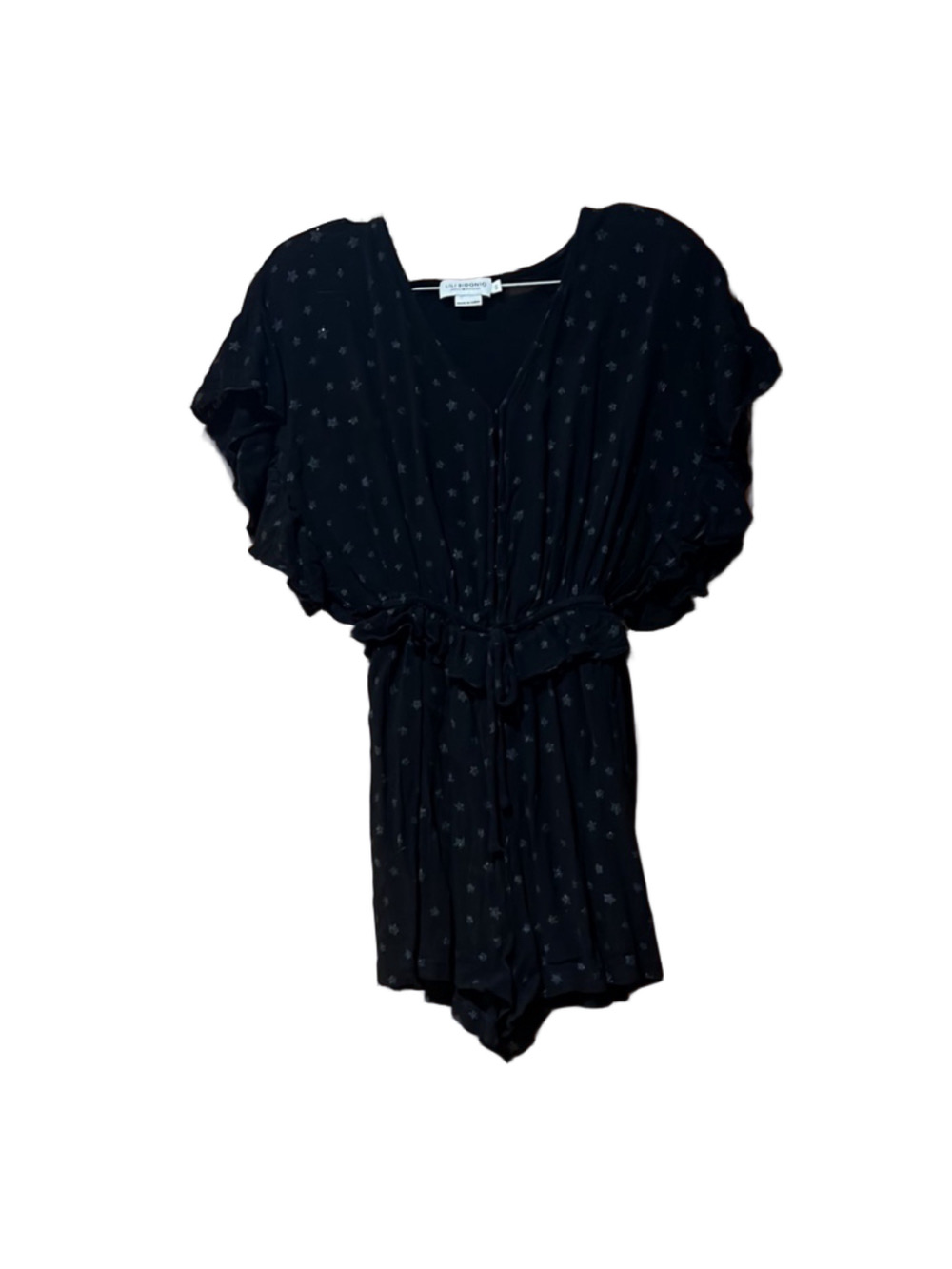 Lili Sidonio Molly Bracken Black Star Romper Small